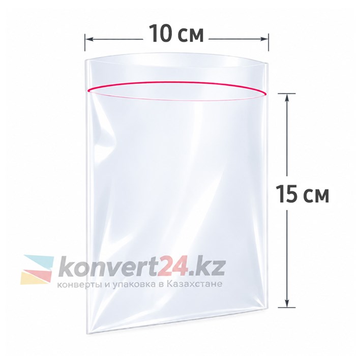 ПАКЕТ ГРИППЕР ZIP-LOCK 10*15 см, 50 микрон ZIP06
