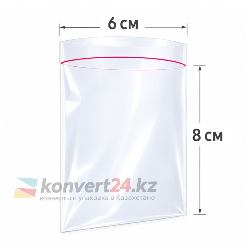ПАКЕТ ГРИППЕР ZIP-LOCK 6*8 см, 50 микрон ZIP03