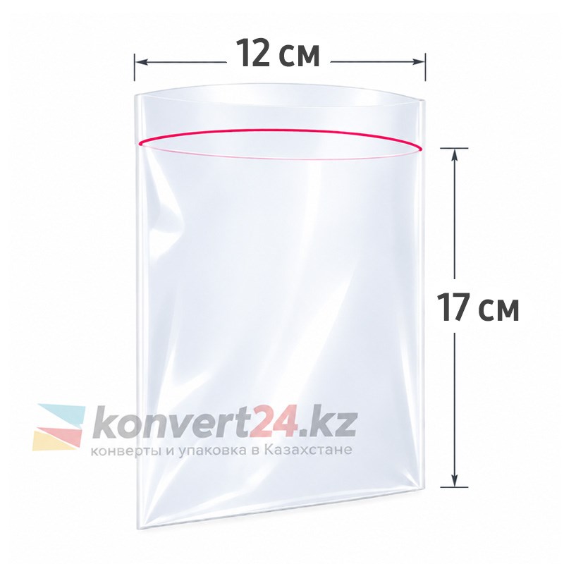 ПАКЕТ ГРИППЕР ZIP-LOCK 12*17 см, 50 микрон ZIP08