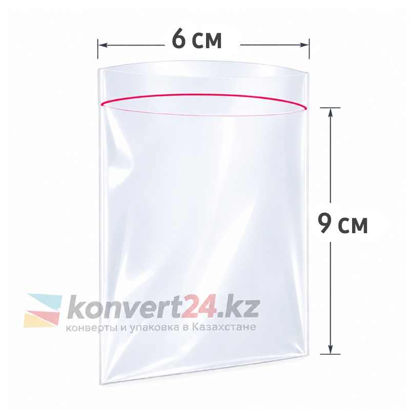 ГРИППЕР С ЗАМКОМ ZIP-LOCK 6*9 см, плотность 80 мкм ZIP6/9/80