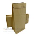 Крафт пакет для кофе 130*200+70 мм / 0.25 кг / 8-шовный с замком zip-lock / клапан дегазации K2100 Крафт пакет для кофе 130*200+70 мм / 0.25 кг / 8-шовный с замком zip-lock / клапан дегазации K2100