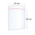 ГРИППЕР С ЗАМКОМ ZIP-LOCK 23*33см, плотность 80 мкм ZIP23/33/80