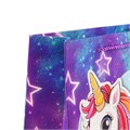 Пакет подарочный с ручками, "Единорог", 32х26х12см, глиттер, бумага, 4 дизайна 2026