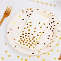 Посуда для праздника "Золото", 10 персон 2045