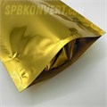 ЗОЛОТОЙ ПАКЕТ ДОЙ-ПАК МЕТАЛЛИЗИРОВАННЫЙ 10*15+35мм, с замком зиплок D2101